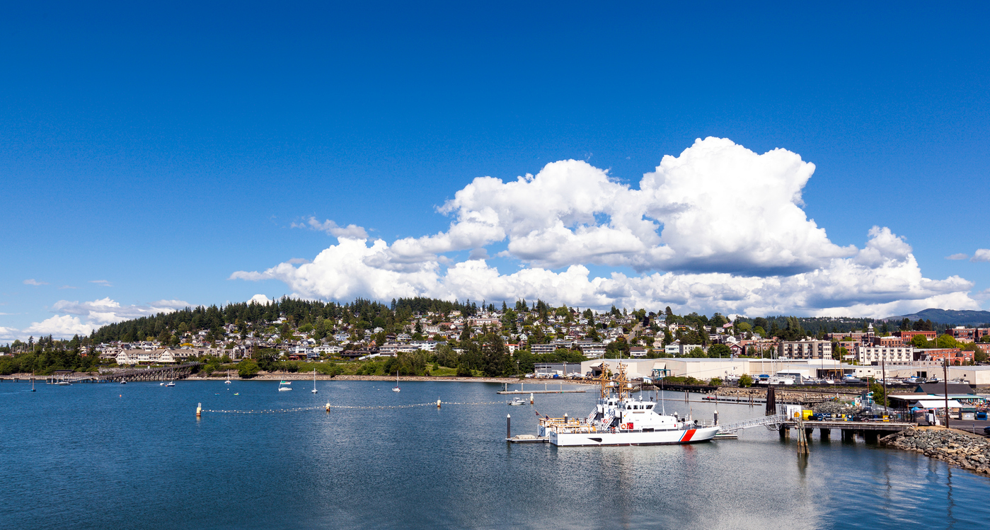 Panoramic Image of Bellingham, WA